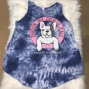 Simply Southern | French Bulldog Tie Dye Tank